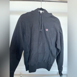 Black Champion reverse weave hoodie